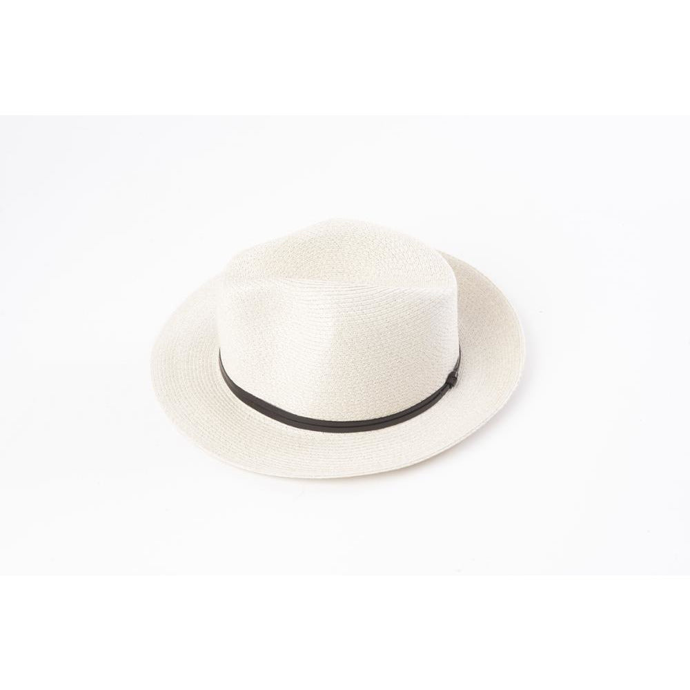 Foldable Borsalino Hat Off White