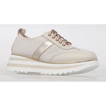 Load image into Gallery viewer, Harmony Sneaker - Cream Leather/Mesh