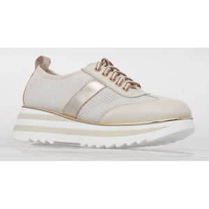 Harmony Sneaker - Cream Leather/Mesh