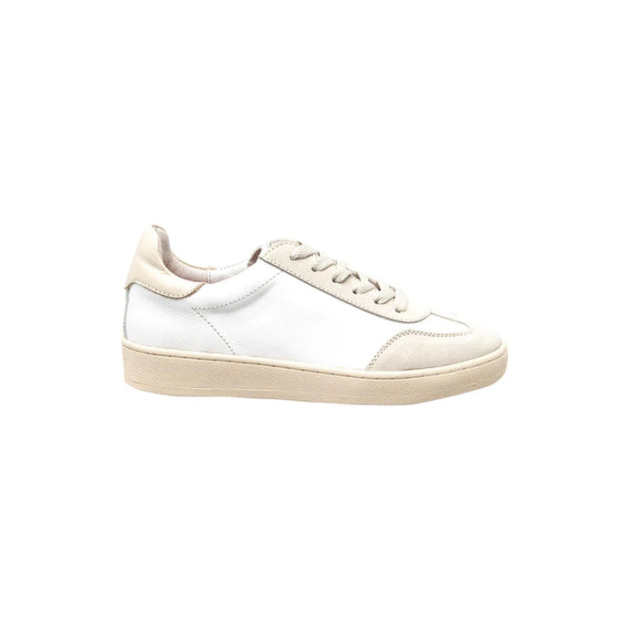 Abbie Sneaker - Cream Suede/White Leather