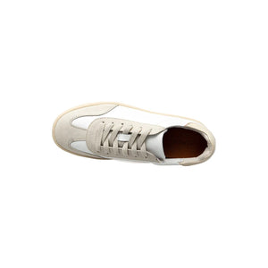 Abbie Sneaker - Cream Suede/White Leather