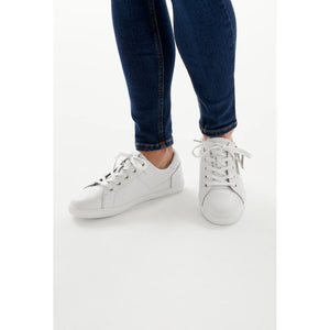 Salute Leather Sneaker - White
