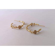 Load image into Gallery viewer, Late Bloomer Earrings in 18KT Gold Plating