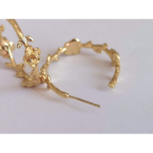 Late Bloomer Earrings in 18KT Gold Plating
