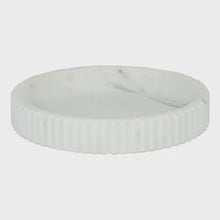 Load image into Gallery viewer, Mara Marble Round Tray - White