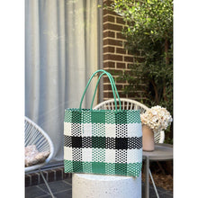 Load image into Gallery viewer, Gingham Carryall