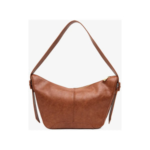 Barton Shoulder Bag - Tan Pebble