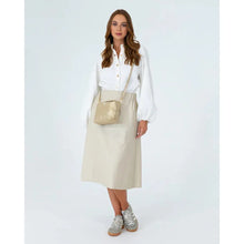 Load image into Gallery viewer, Linton Crossbody - Light Gold Crinkle