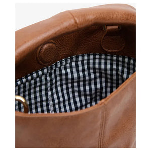 Linton Crossbody - Tan Pebble