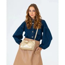 Load image into Gallery viewer, Monty Bag - Light Gold Crinkle