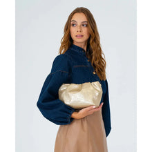 Load image into Gallery viewer, Monty Bag - Light Gold Crinkle