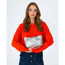 Load image into Gallery viewer, Monty Bag - Silver Crinkle