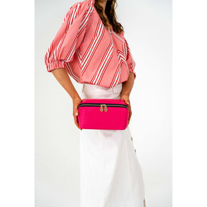 PU Washbag - Fuchsia