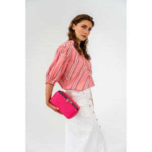 PU Washbag - Fuchsia