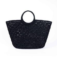 Load image into Gallery viewer, Sophia Crochet Basket - Black