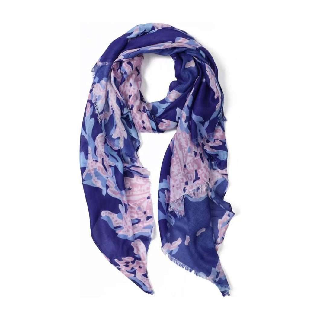 Brooke Abstract Lightweight Scarf