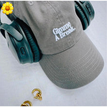 Load image into Gallery viewer, &#39;Gimme A Break&#39; Cap - Grey/White
