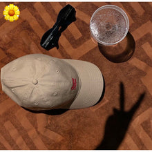 Load image into Gallery viewer, &#39;Gimme Coffee&#39; Cap - Beige/Red