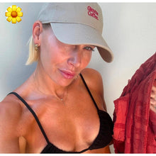 Load image into Gallery viewer, &#39;Gimme Coffee&#39; Cap - Beige/Red