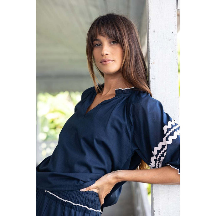 Ziggy Blouse - Navy