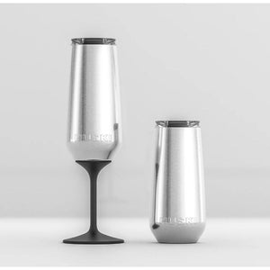 Huski Champagne Flute - Black