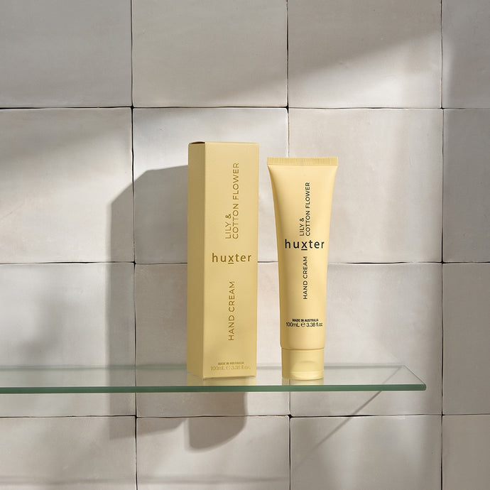 Hand Cream 100ml Boxed - Yellow - Lily & Cotton Flower