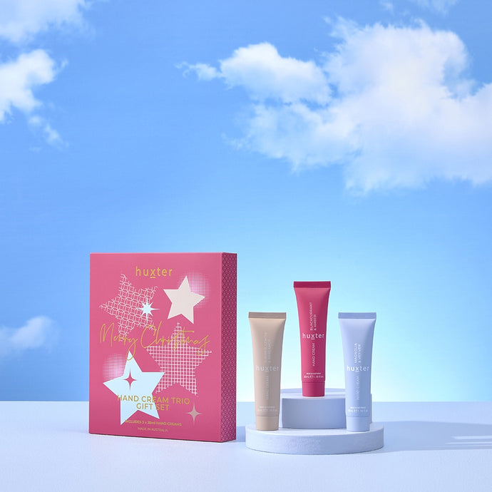 Hand Cream Trio Gift Set - Rasberry Xmas Sparkles - 3 x 35ml Hand Creams