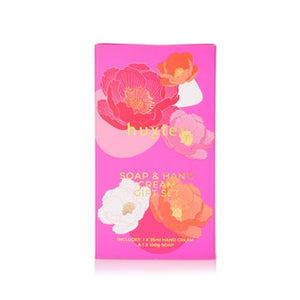 Soap & Hand Cream Gift Box - Fuchsia - Lily & Violet Leaf