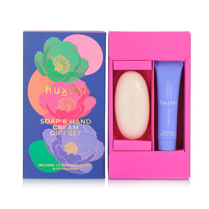 Soap & Hand Cream Gift Box - Cobalt Blue - Grapefruit & Freesia
