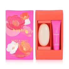 Load image into Gallery viewer, Soap &amp; Hand Cream Gift Box - Fuchsia - Lily &amp; Violet Leaf