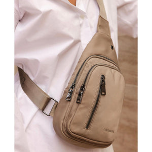 Boyd Nylon Sling Bag - Beige