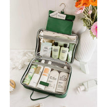 Load image into Gallery viewer, Emma Cosmetic Case - Green
