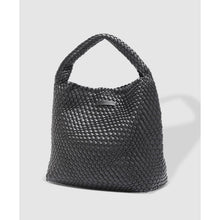 Load image into Gallery viewer, Gabby Woven Shoulder Bag - Black