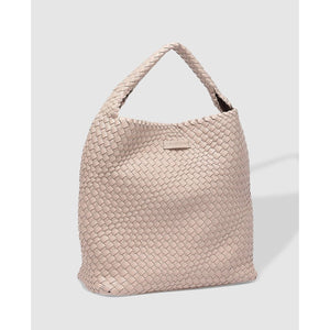 Gabby Woven Shoulder Bag - Malt