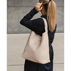 Gabby Woven Shoulder Bag - Malt