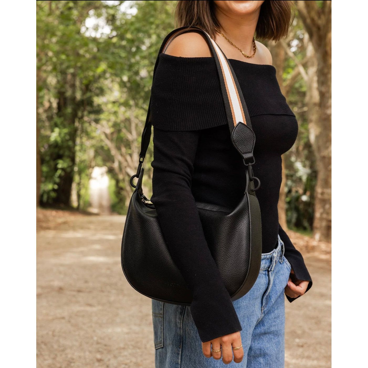 Steven Alan Helena Half Moon Leather Shoulder Bag | Bloomingdale's