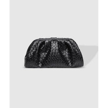 Load image into Gallery viewer, Macy Woven Clutch - Black
