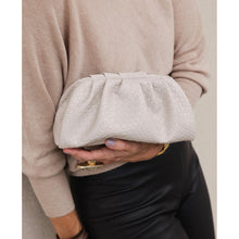 Load image into Gallery viewer, Macy Woven Clutch - Malt
