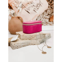 Load image into Gallery viewer, Olive Jewellery Box - Lizard Dusty Rose