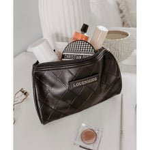 Load image into Gallery viewer, Penny Makeup Bag - Black