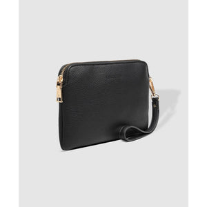 Poppy Clutch - Black