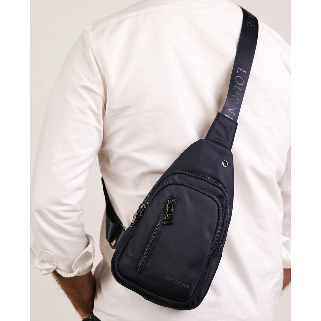 Boyd Nylon Sling Bag - Navy