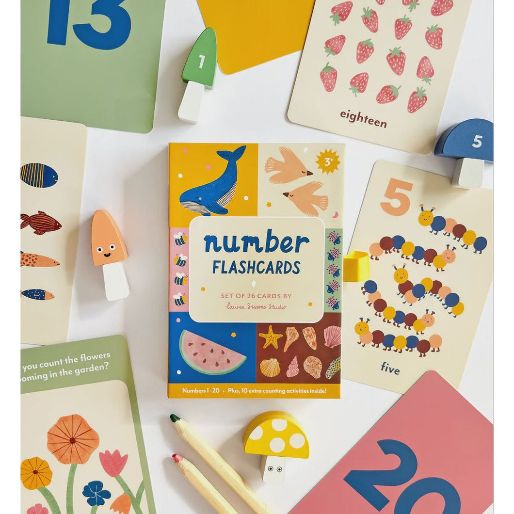 Illustrated Number Flashcards