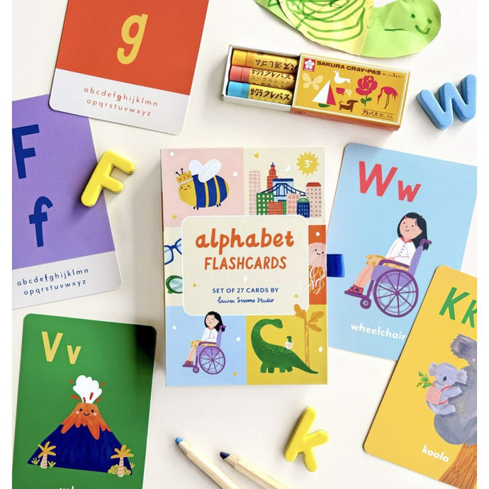 A-Z Illistrated Alphabet Flashcards