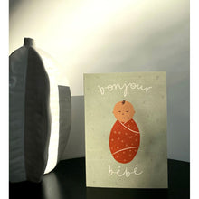 Load image into Gallery viewer, Bonjour Bebe Card - New Baby