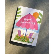 Load image into Gallery viewer, Happy Anniversay Card - Beach