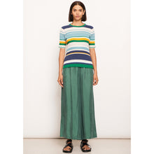 Load image into Gallery viewer, Lido Multi Knit Tee - Green Multi