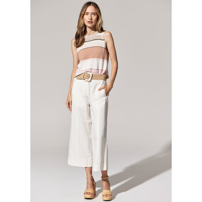 Miley Crop Pant - White