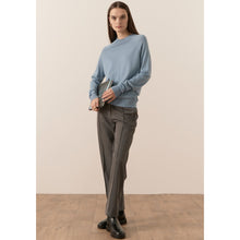 Load image into Gallery viewer, Bennet Merino Funnel Neck Knit - Blue