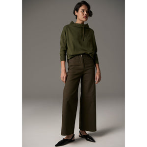 Beech Drawcord Knit - Khaki